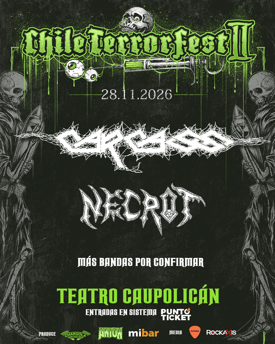 Necrot es la segunda banda confirmada para Chile TerrorFest II